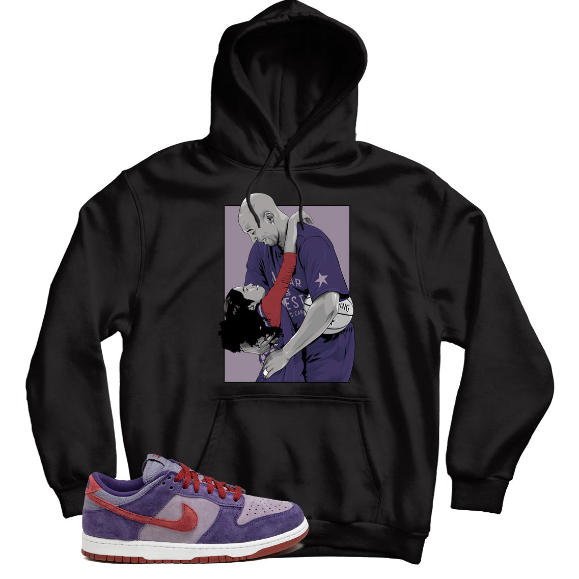 Dunk Low Plum hoodie