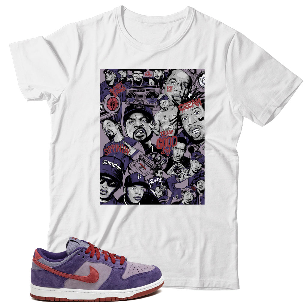 Dunk Low Plum shirt