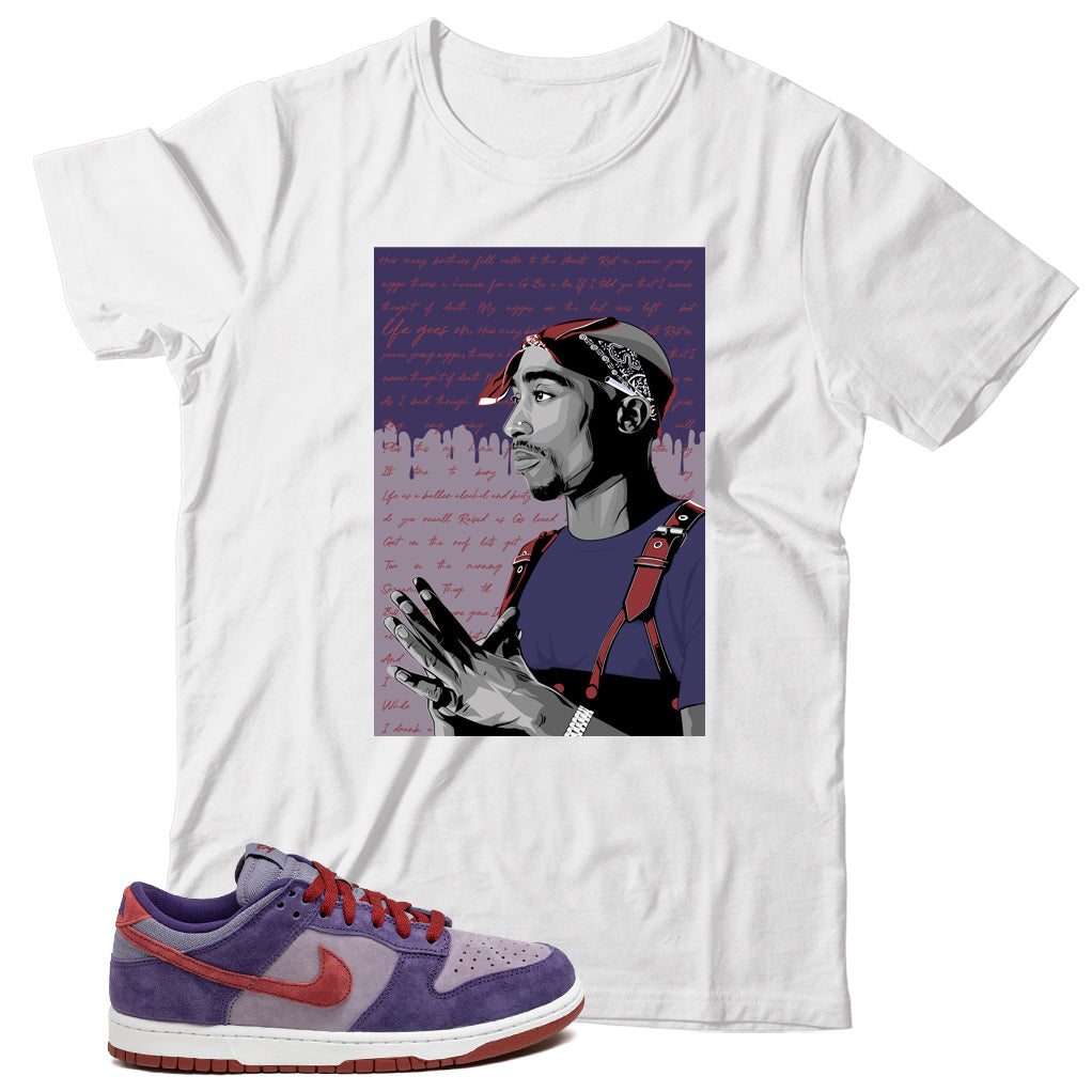 Dunk Low Plum shirt