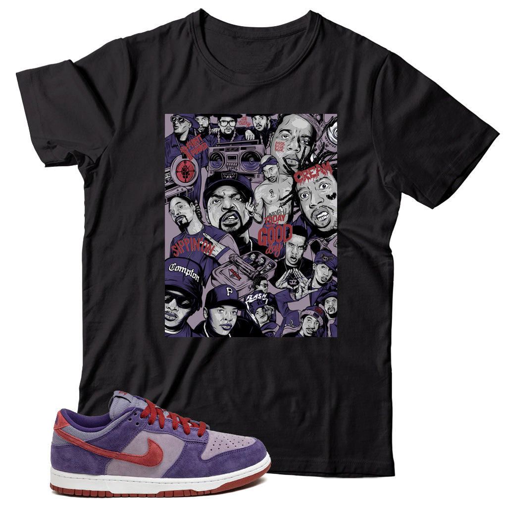 Dunk Low Plum shirt