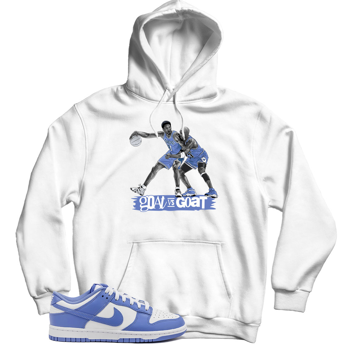 Polar Blue dunks hoodie