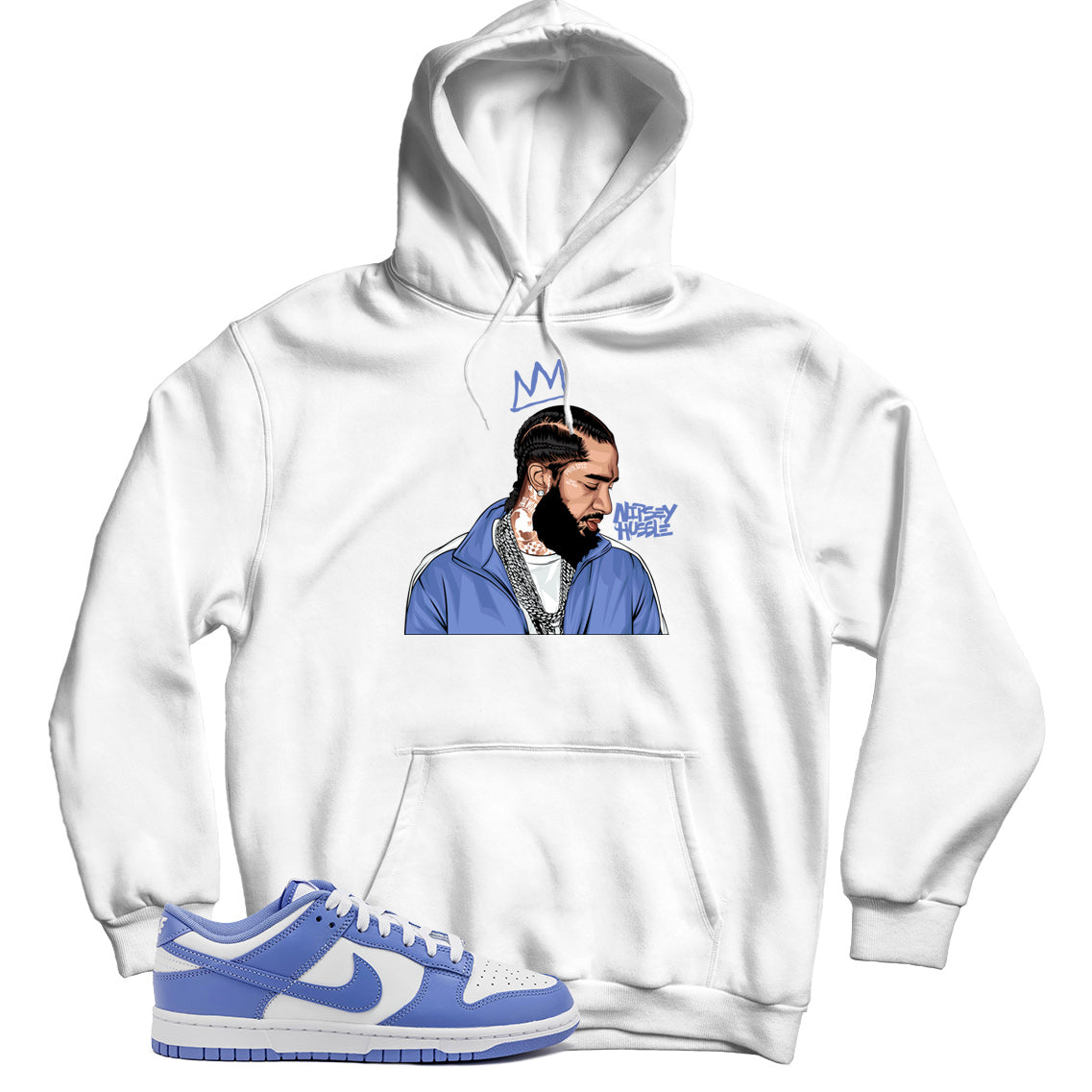 Dunk Low Polar Blue hoodie