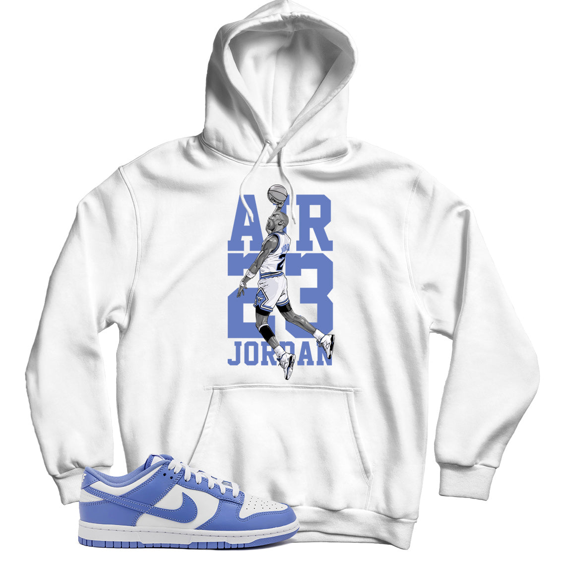 Dunk Low Polar Blue hoodie