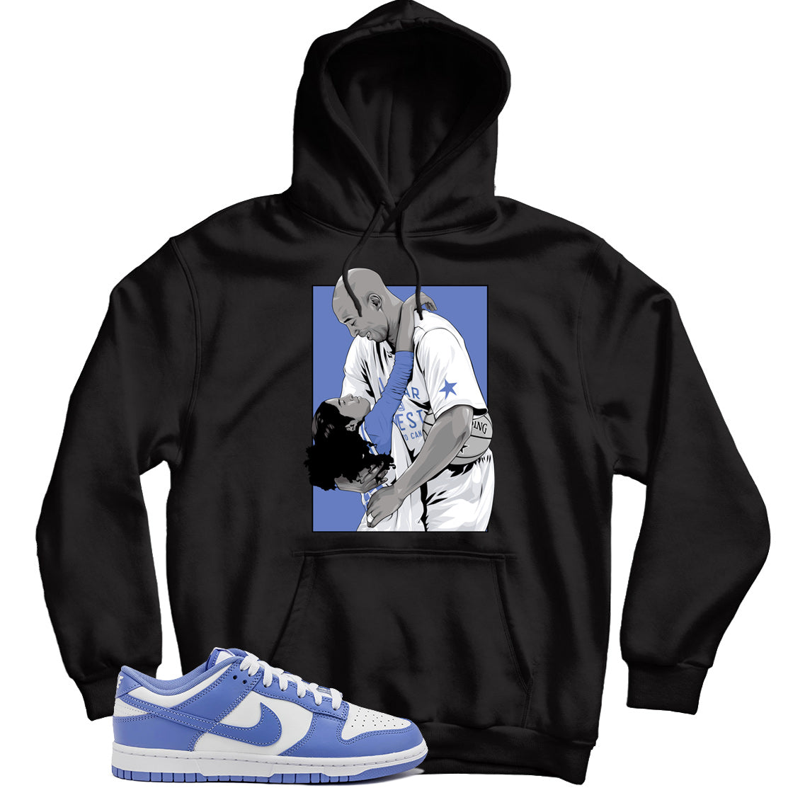 Dunk Low Polar Blue hoodie