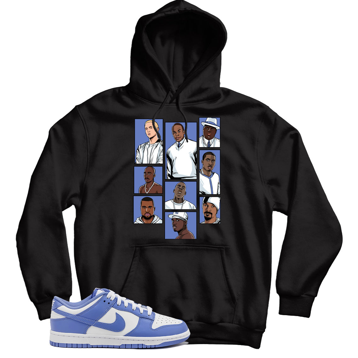 Dunk Low Polar Blue hoodie