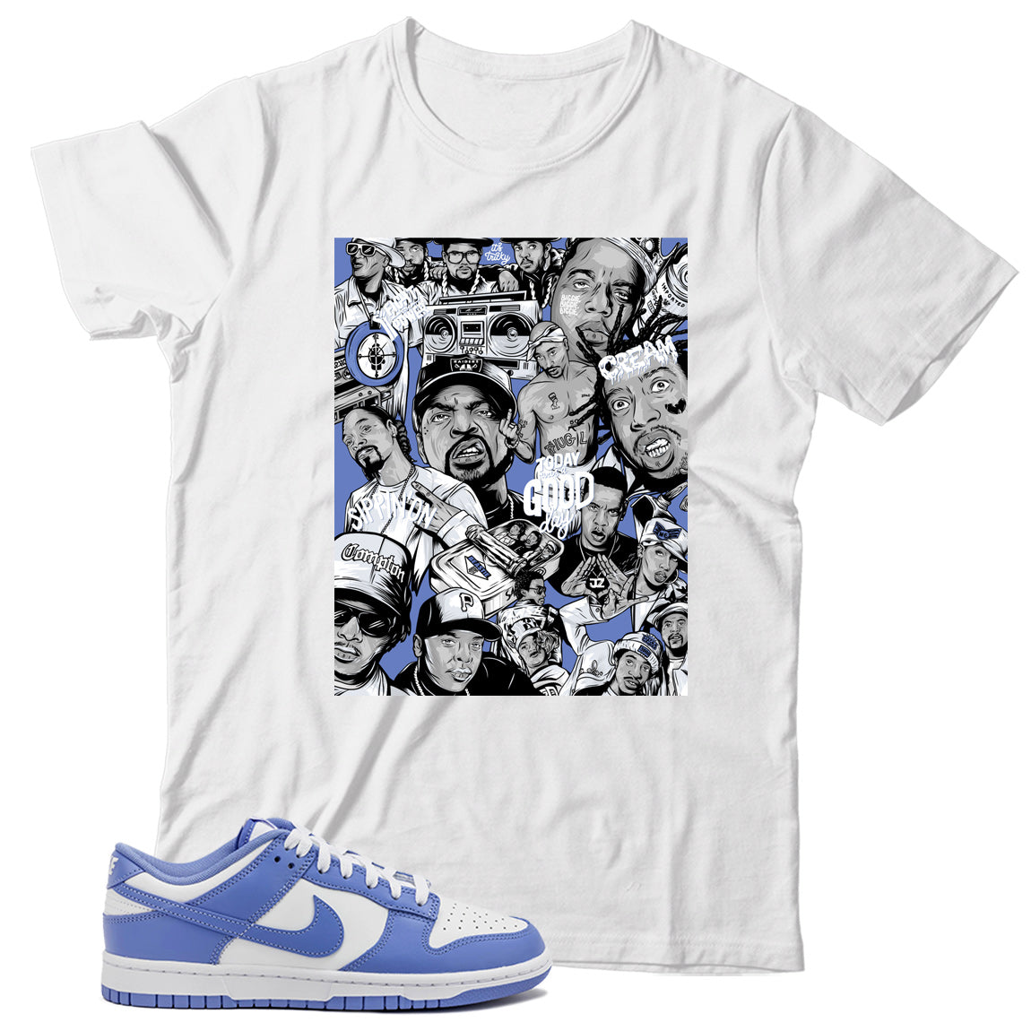 Dunk Low Polar Blue shirt