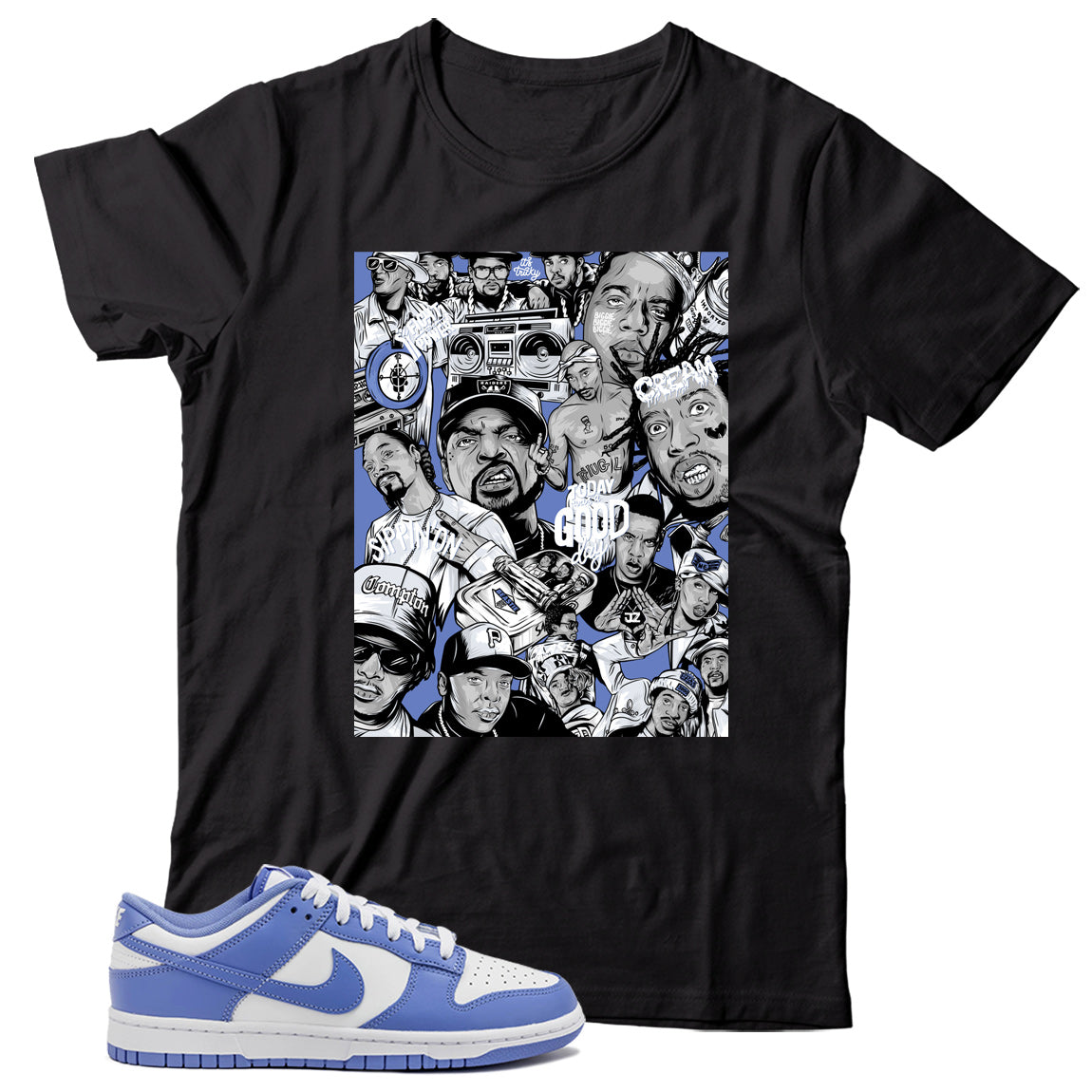 Dunk Low Polar Blue Shirt