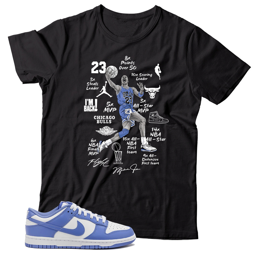 Polar Blue dunks shirt