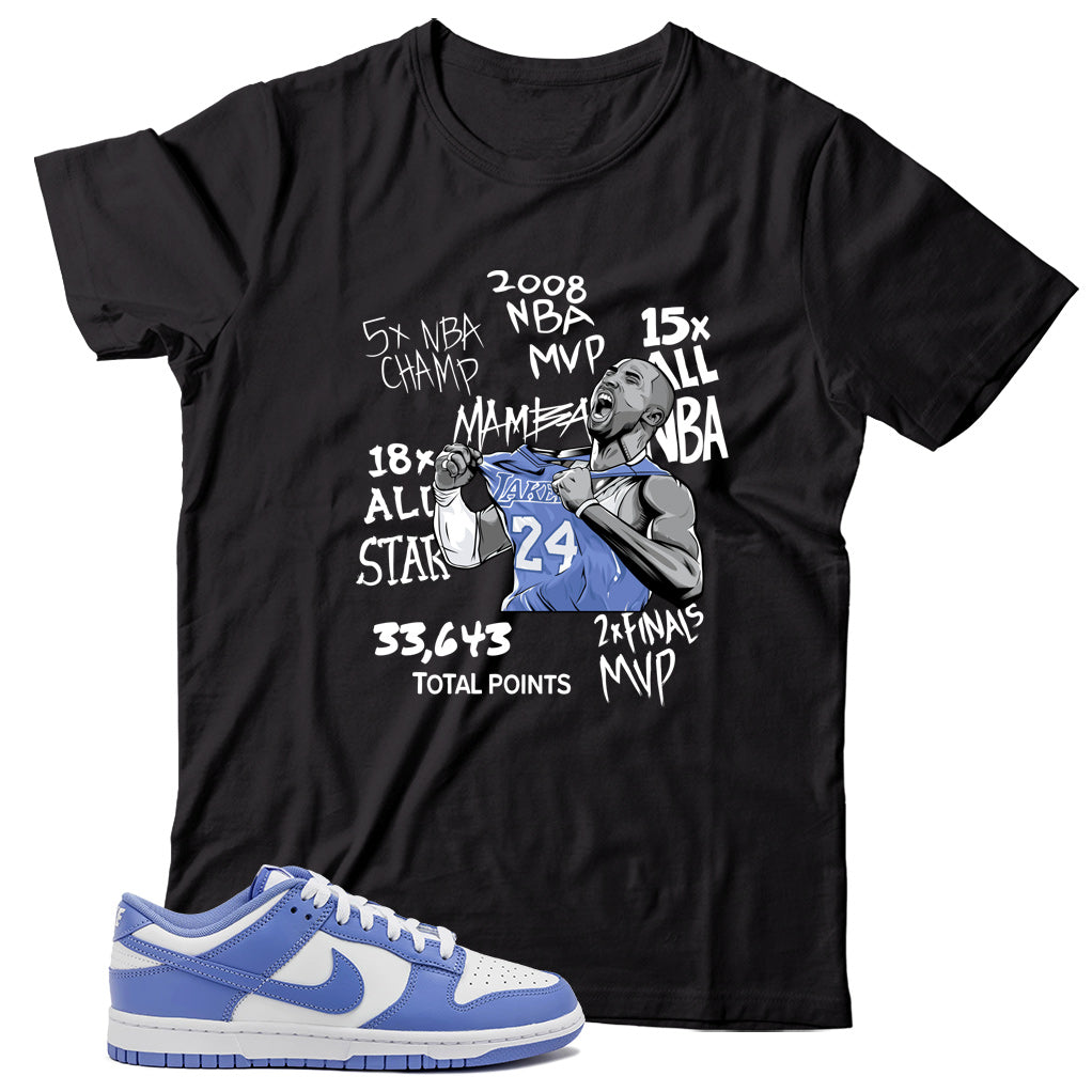 Polar Blue dunks shirt