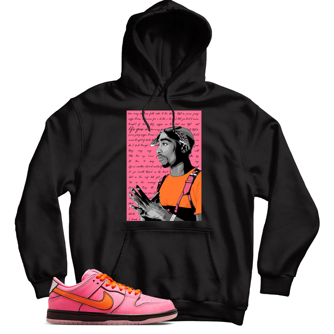 Hoodie Match Nike Dunk Low Powerpuff Girls Blossom