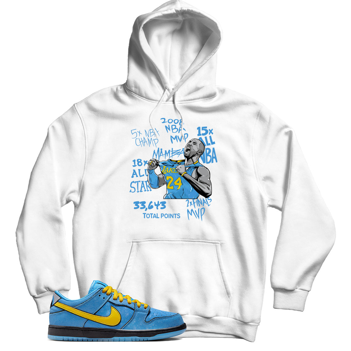 Hoodie Match Dunk Low Powerpuff Girls Bubbles