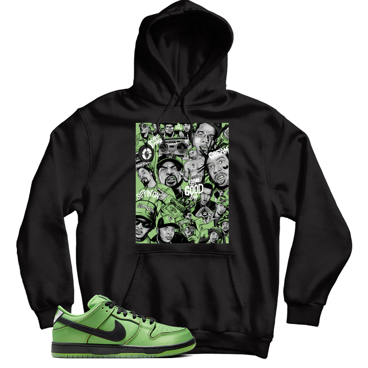 Dunk Puffs Rapper Rap(2) Hoodie Match Nike Dunk Low Powerpuff Girls Buttercup – Shirt ...