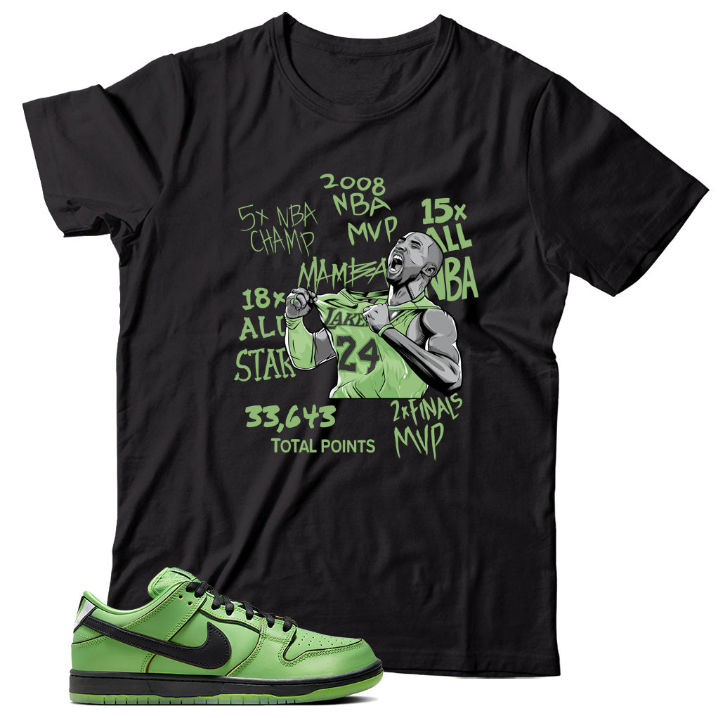 KB T-Shirt Match Nike Dunk Low Powerpuff Girls Buttercup – Shirt Match ...