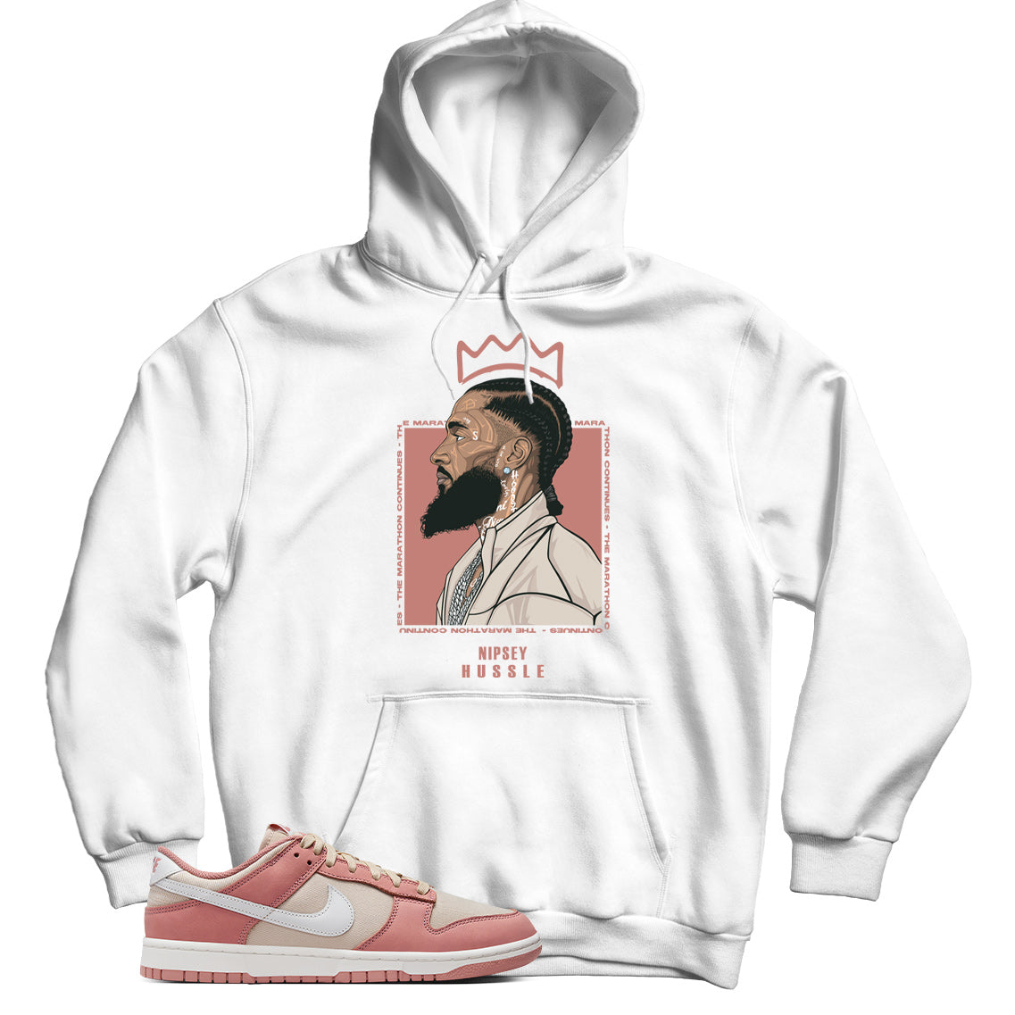 Dunk Low Red Stardust hoodie