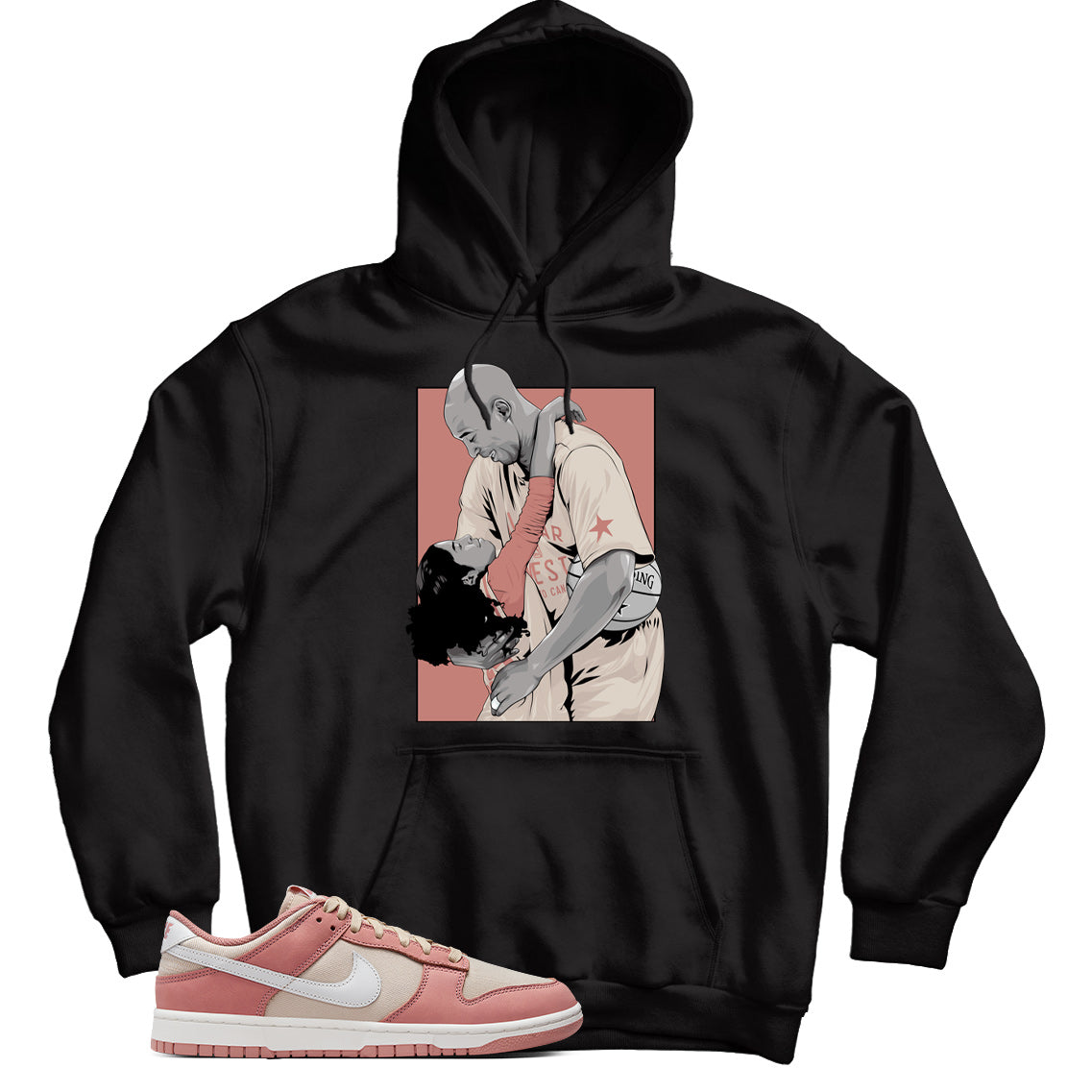 Dunk Low Red Stardust hoodie