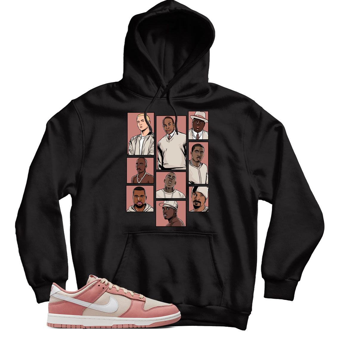 Dunk Low Red Stardust hoodie