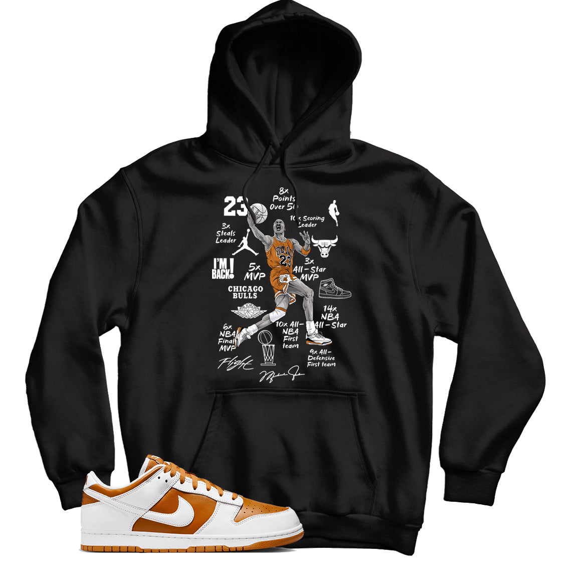 Reverse Curry dunks hoodie