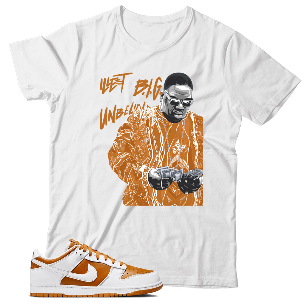 Dunk Low Reverse Curry shirt