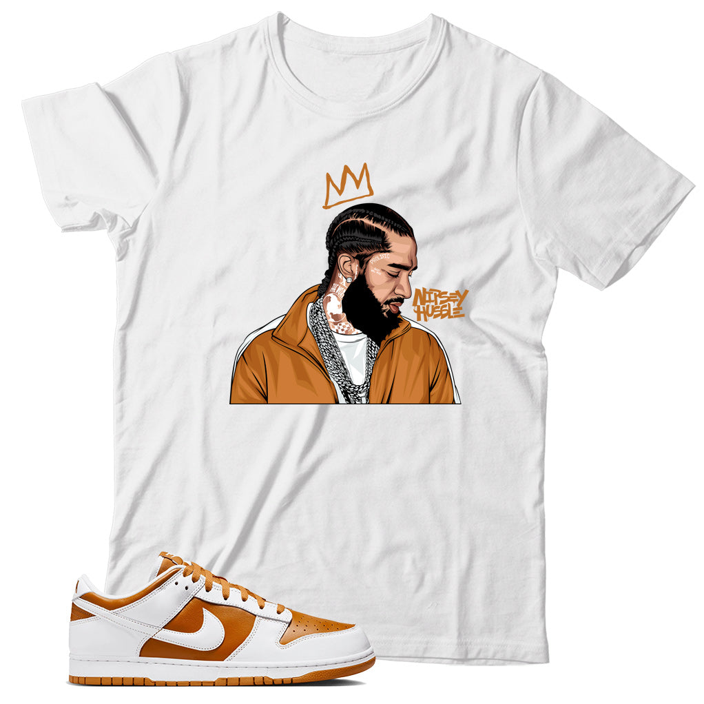 Dunk Low Reverse Curry shirt