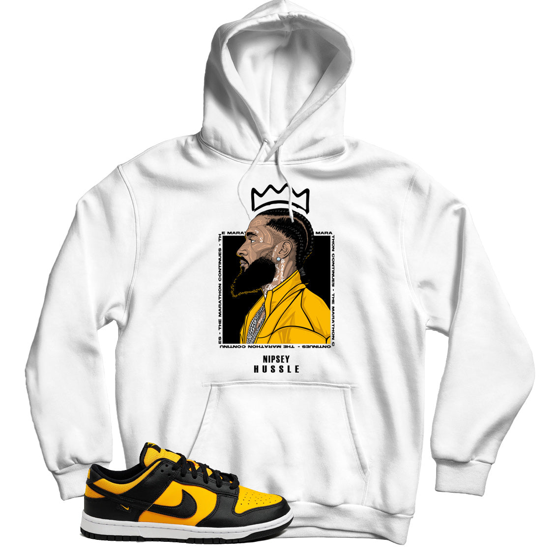 Dunk Low Reverse Goldenrod hoodie