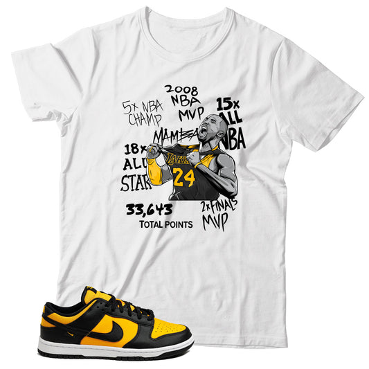 Dunk Low Reverse Goldenrod shirt