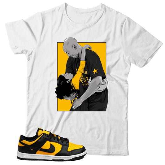 Dunk Low Reverse Goldenrod shirt