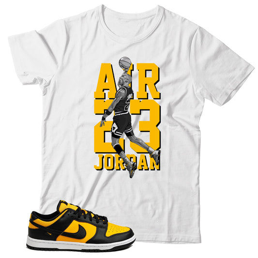 Dunk Low Reverse Goldenrod shirt