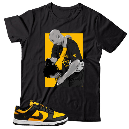 Dunk Low Reverse Goldenrod shirt