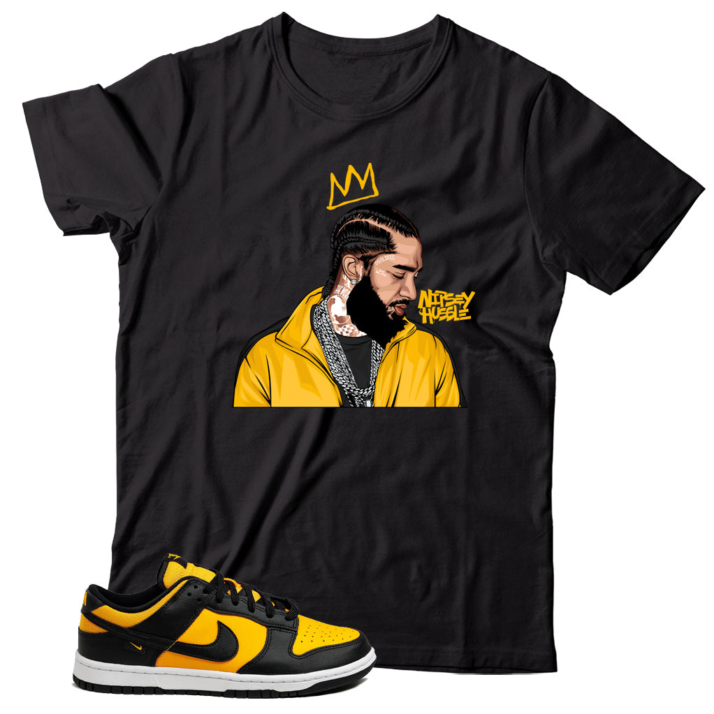 Dunk Low Reverse Goldenrod shirt