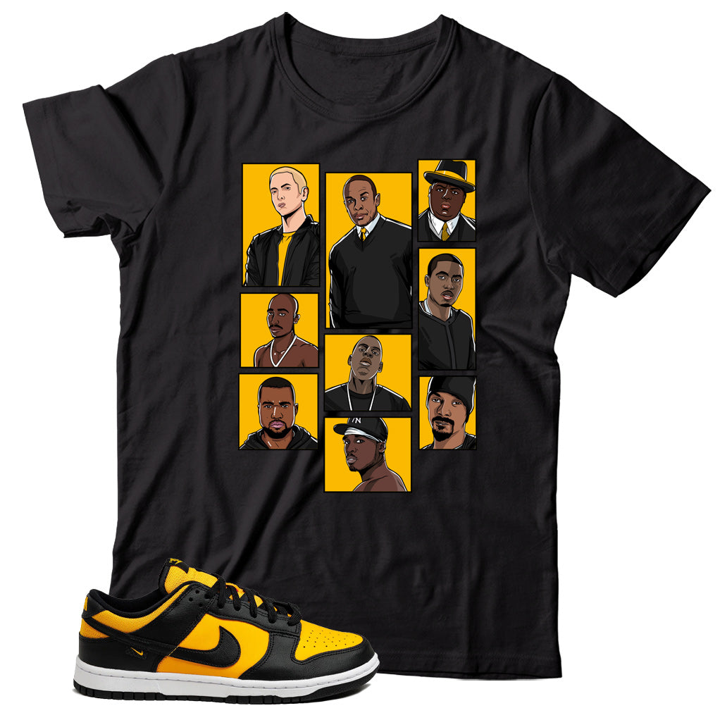 Dunk Low Reverse Goldenrod shirt