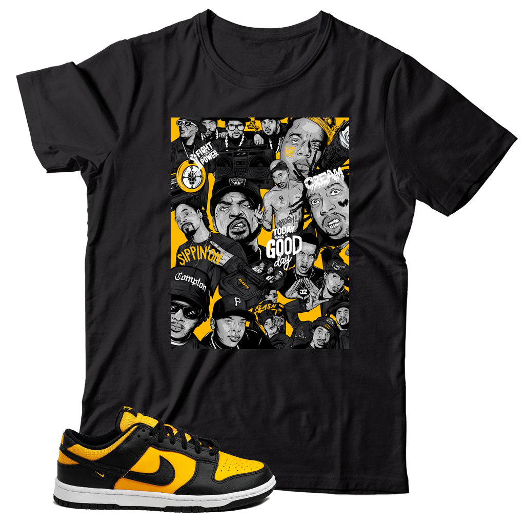 Dunk Low Reverse Goldenrod shirt