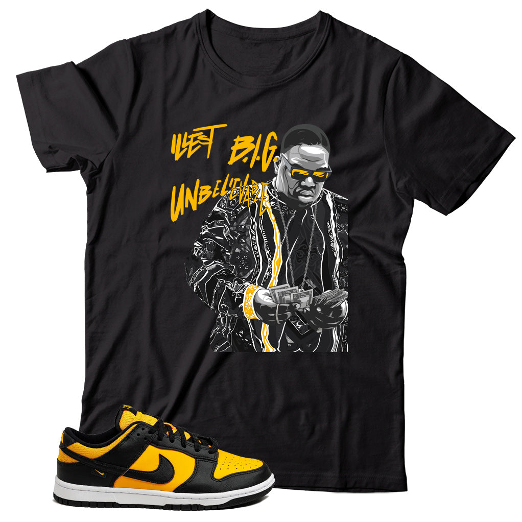 Dunk Low Reverse Goldenrod shirt