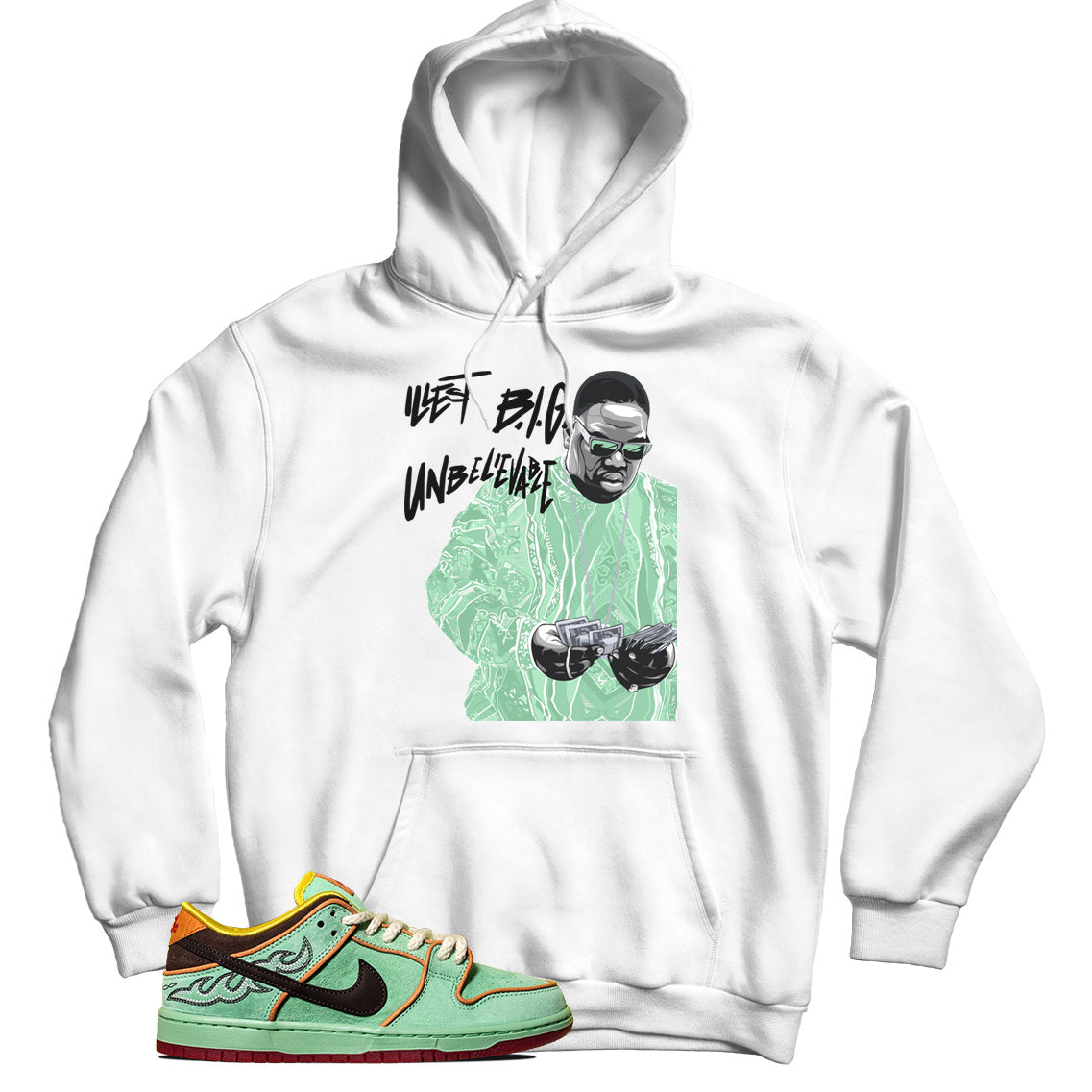 Dunk Low Rodeo Tourmaline hoodie