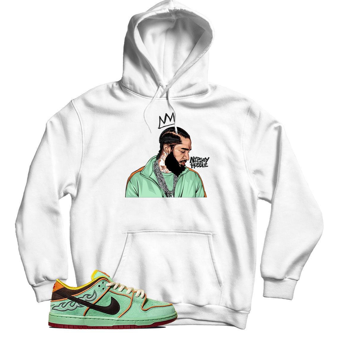 Dunk Low Rodeo Tourmaline hoodie