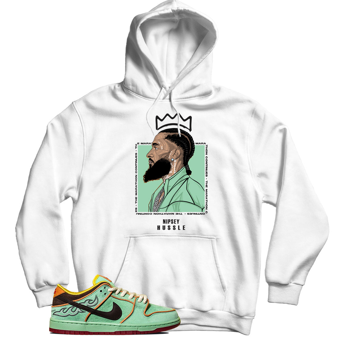 Dunk Low Rodeo Tourmaline hoodie