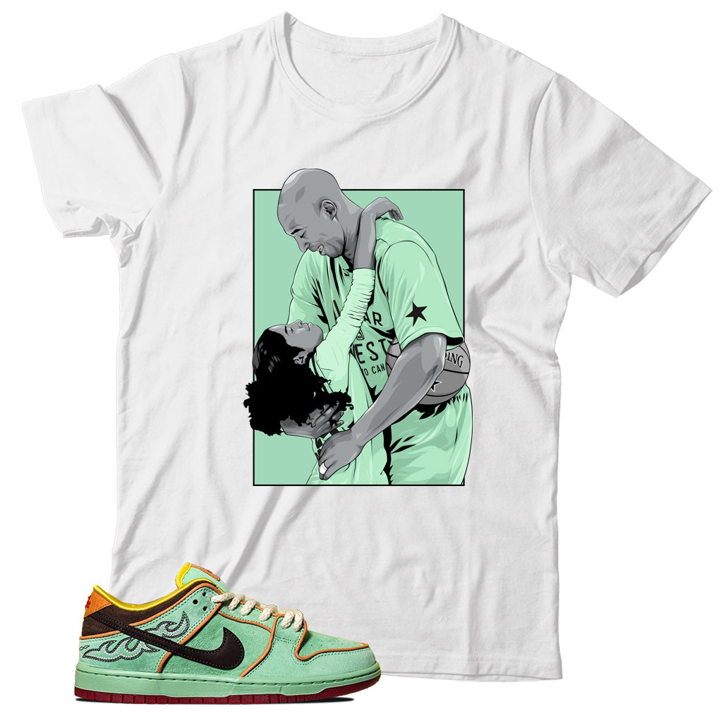 dunk low rodeo tourmaline shirt