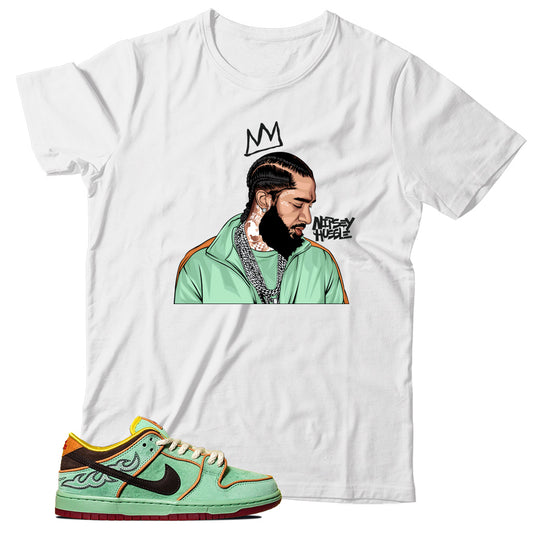 dunk low rodeo tourmaline shirt