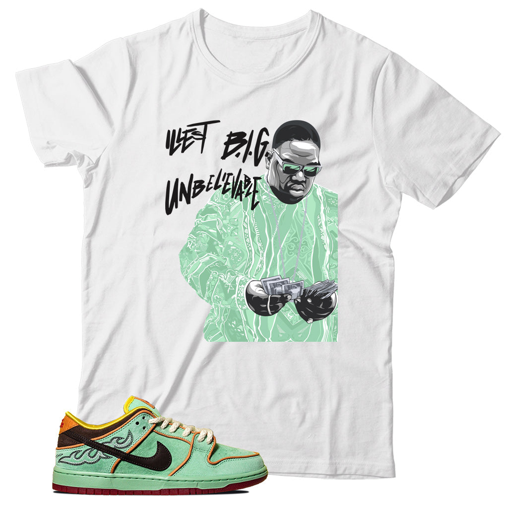 dunk low rodeo tourmaline shirt