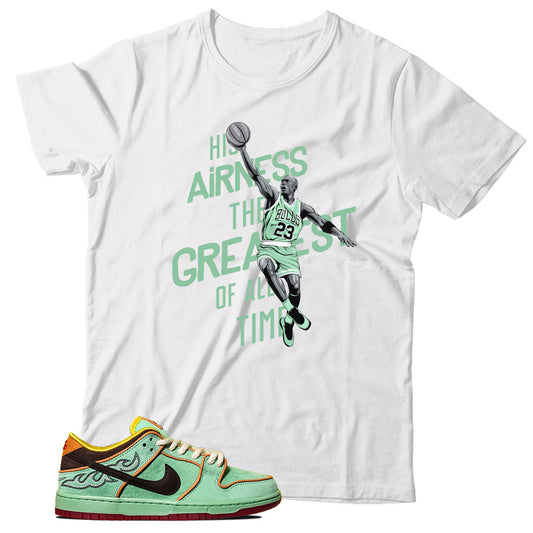 dunk low rodeo tourmaline shirt
