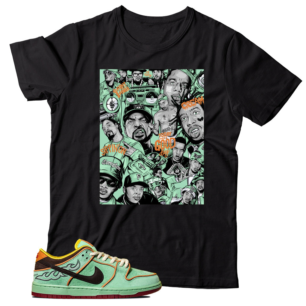 dunk low rodeo tourmaline shirt