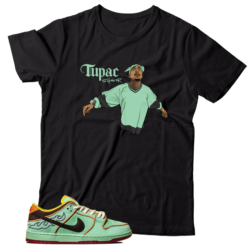 dunk low rodeo tourmaline shirt