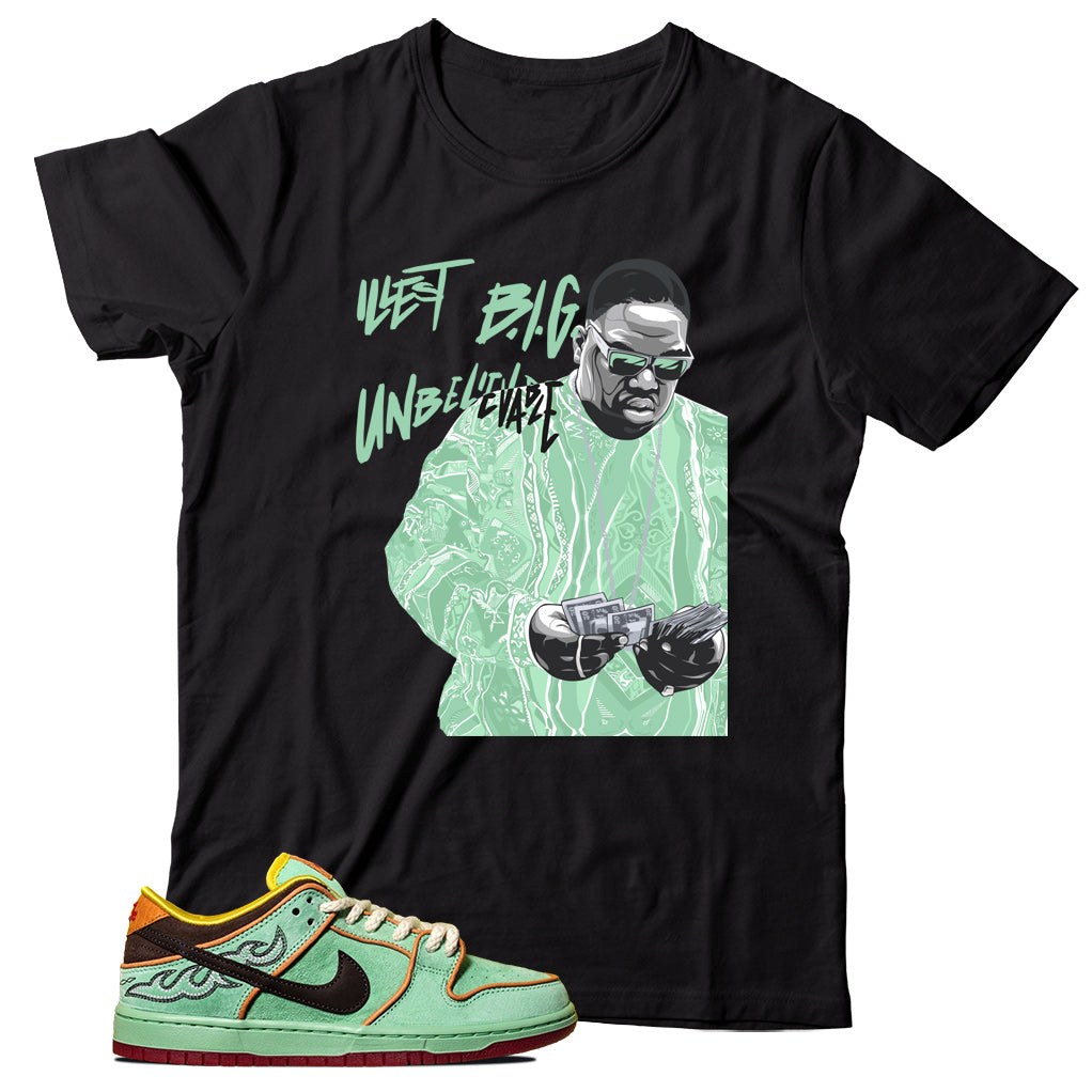 dunk low rodeo tourmaline shirt