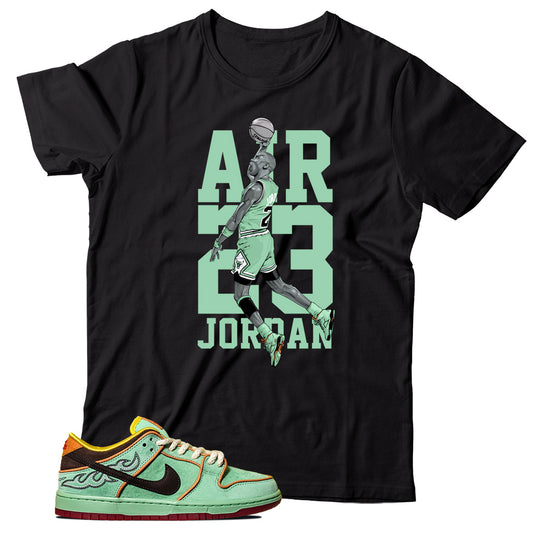 dunk low rodeo tourmaline shirt