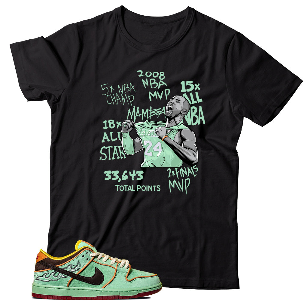 dunk low rodeo tourmaline shirt