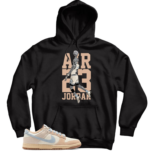 MJ Hoodie Match Nike Dunk Low Sanddrift Armory Blue