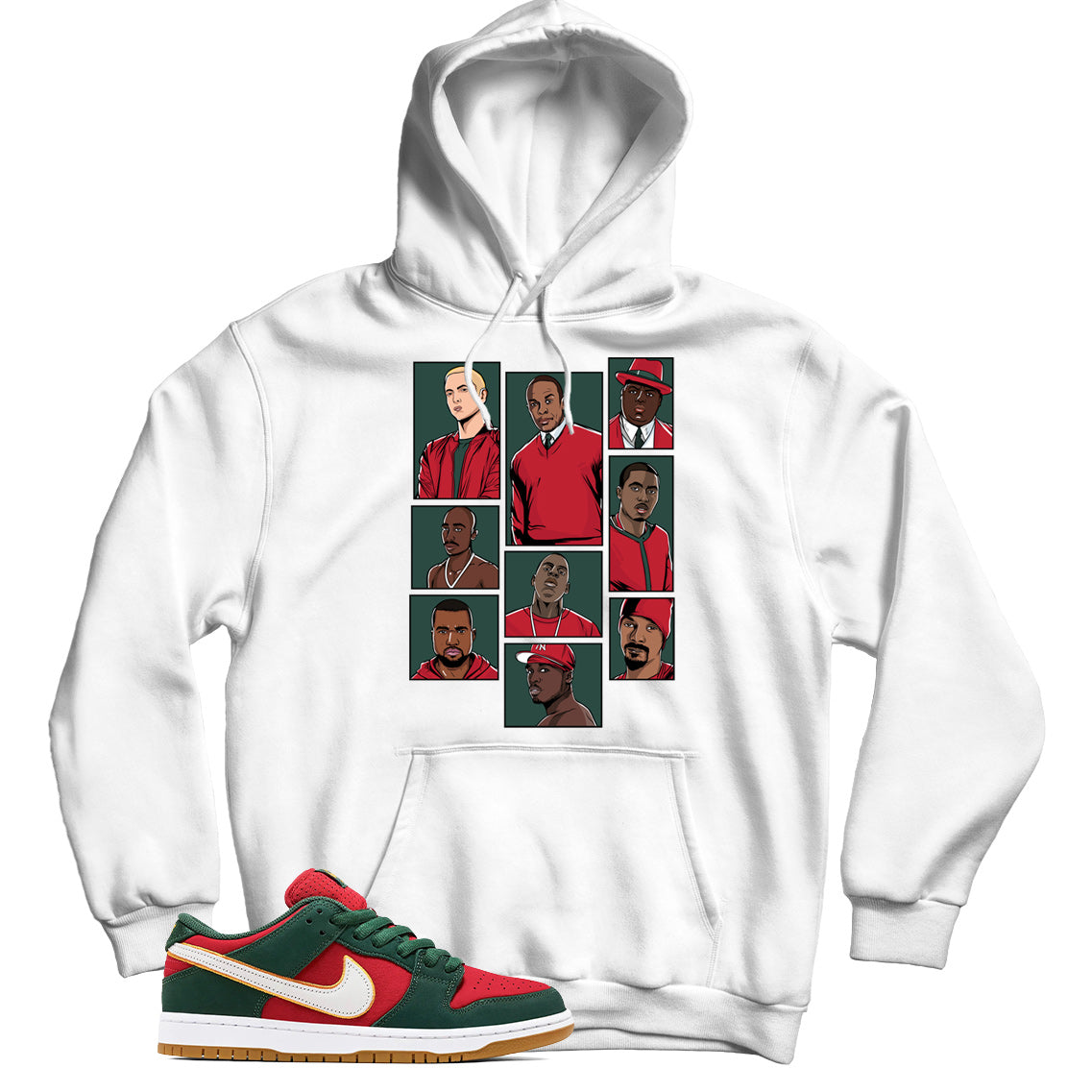 Dunk Low Seattle Sonics hoodie