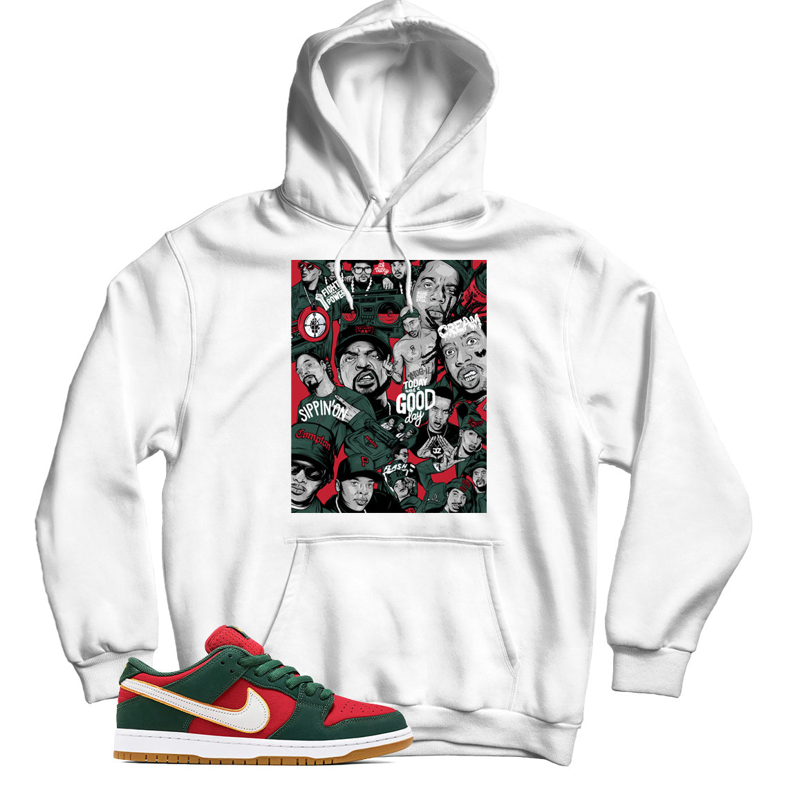 Dunk Low Seattle Sonics hoodie