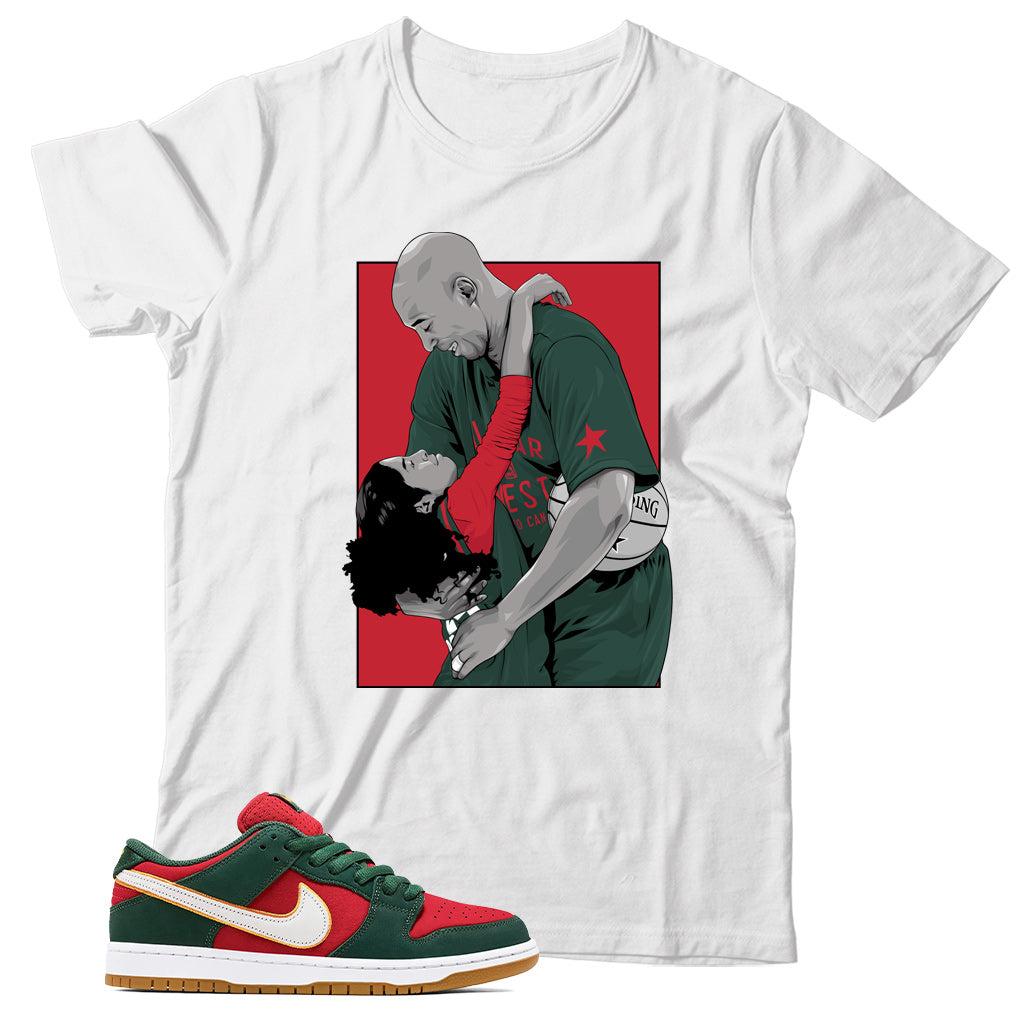 Dunk Low Seattle Sonics shirt