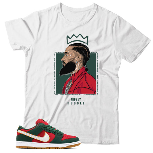 Dunk Low Seattle Sonics shirt