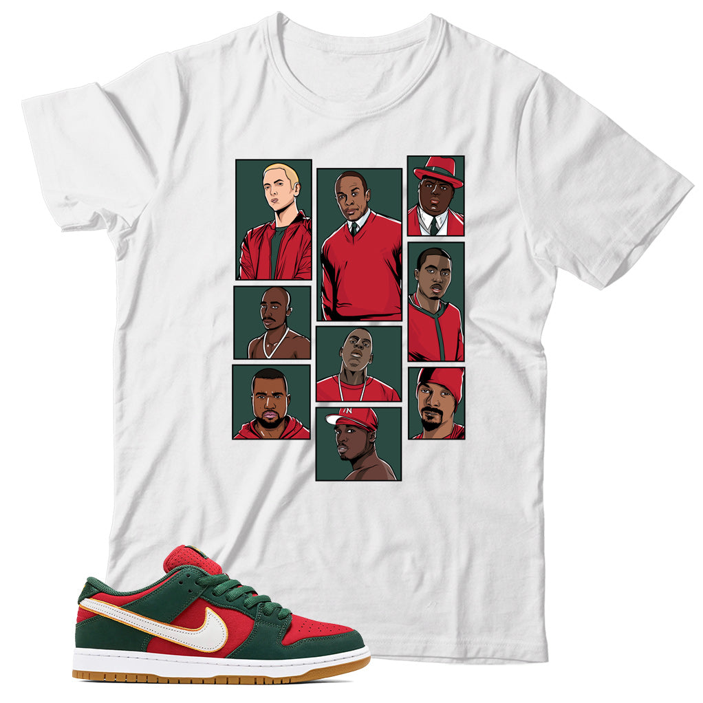 Dunk Low Seattle Sonics shirt